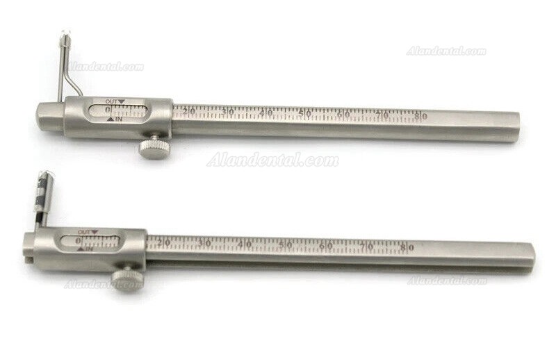 Dental Implant Measuring Gauge Scale 0-80mm Orthodontic Sliding Caliper